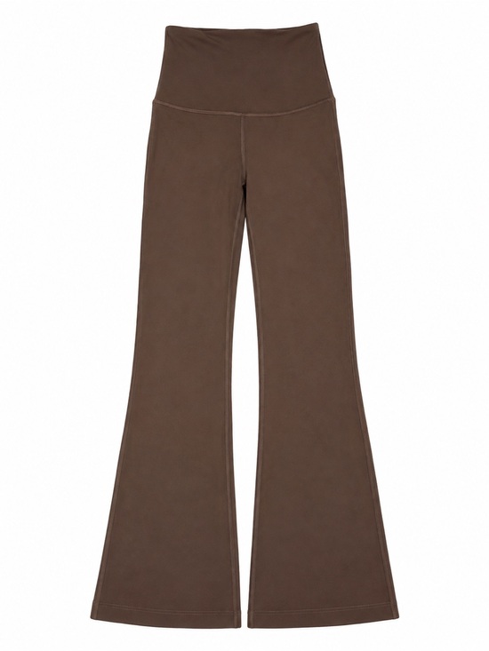 lululemon athletica Pants - Lululemon Groove Super-High-Rise Flared Pant Nulu Java Brown Size 0